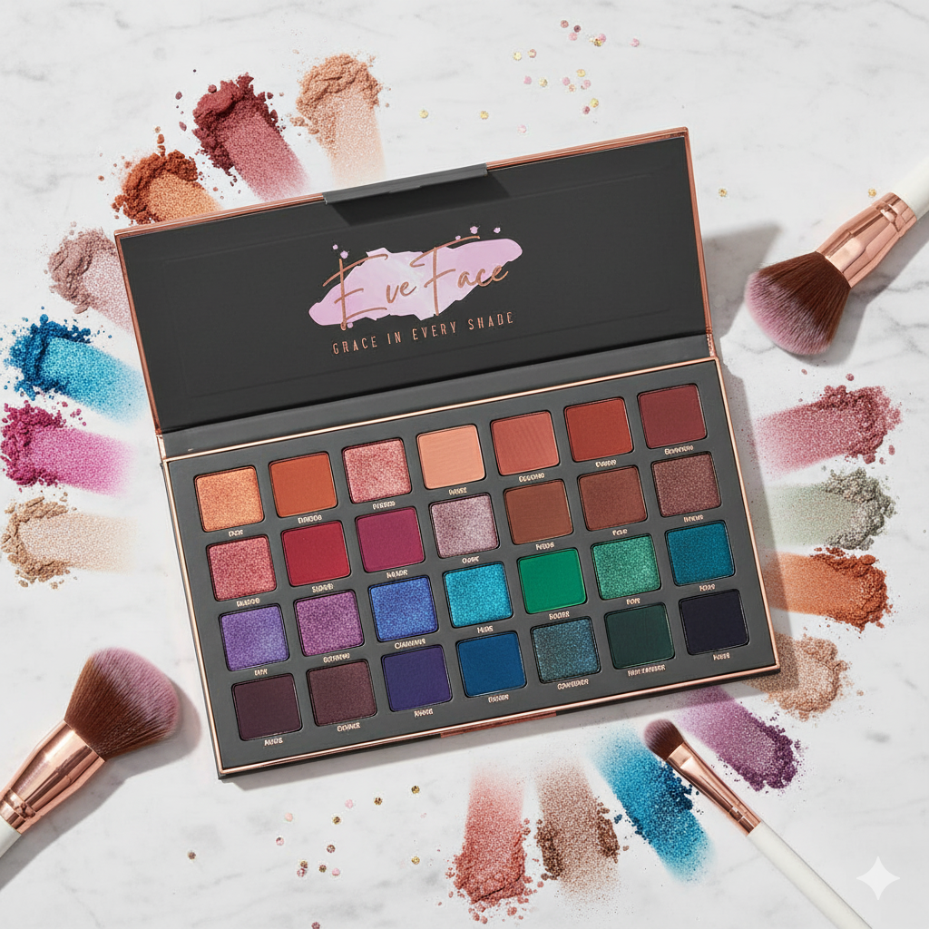 EveFace Spectrum of Grace Eyeshadow Palette: 18-Shade Pro Pigments