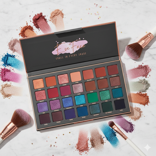 EveFace Spectrum of Grace Eyeshadow Palette: 18-Shade Pro Pigments