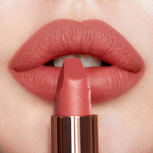Medium Peachy nude lipstick